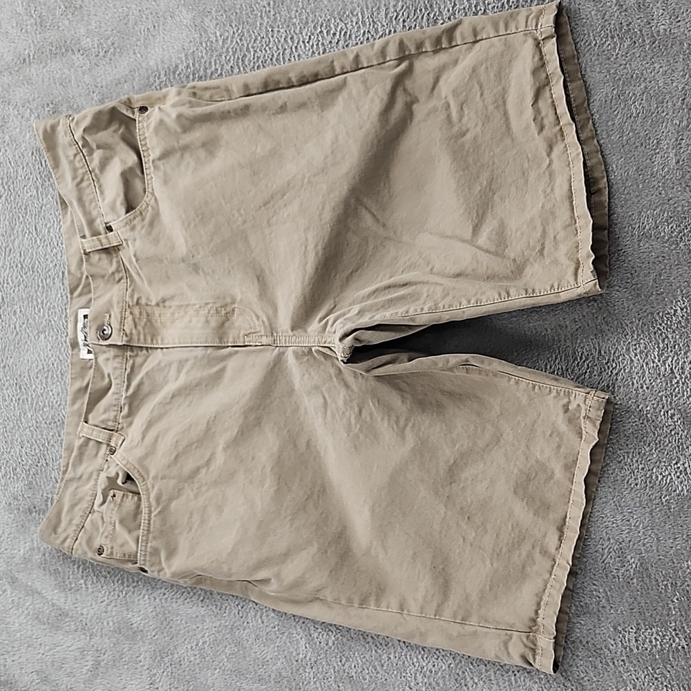 Vintage Japanese Brand Midtown Cargo Shorts Men's 36 Tan Twill Classic 5 Pocket